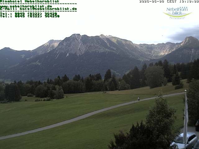 Archiv Foto Webcam Nebelhornblick