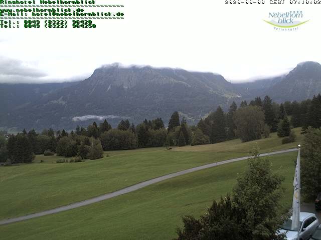 Archiv Foto Webcam Nebelhornblick