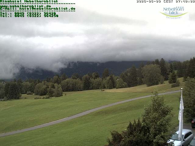 Archiv Foto Webcam Nebelhornblick