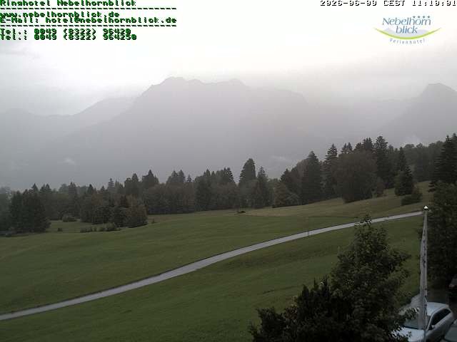 Archiv Foto Webcam Nebelhornblick