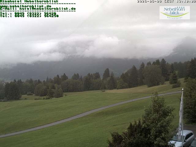 Archiv Foto Webcam Nebelhornblick