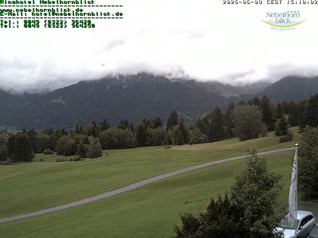 Archiv Foto Webcam Nebelhornblick