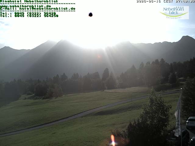Archiv Foto Webcam Nebelhornblick