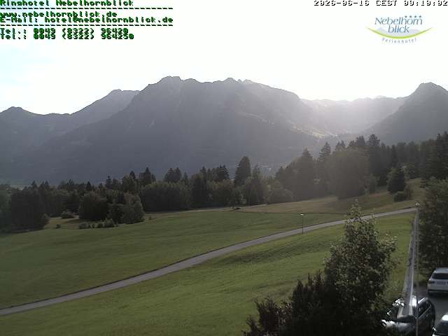 Archiv Foto Webcam Nebelhornblick
