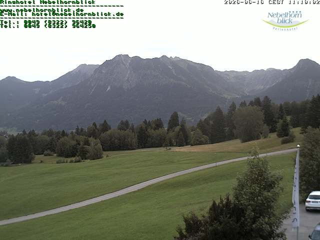Archiv Foto Webcam Nebelhornblick