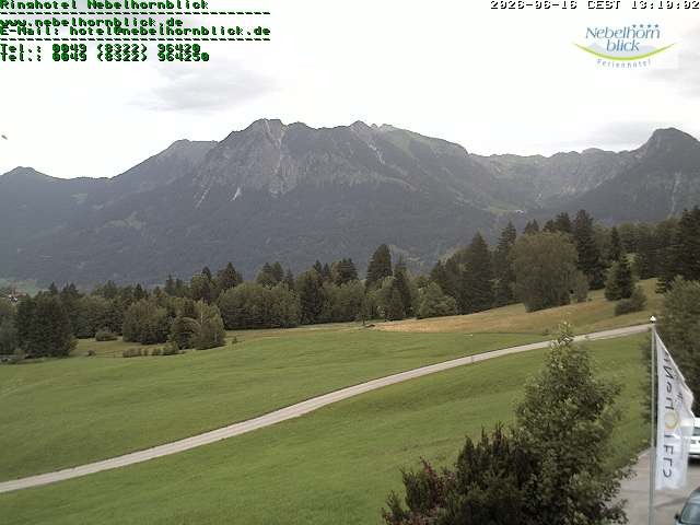 Archiv Foto Webcam Nebelhornblick