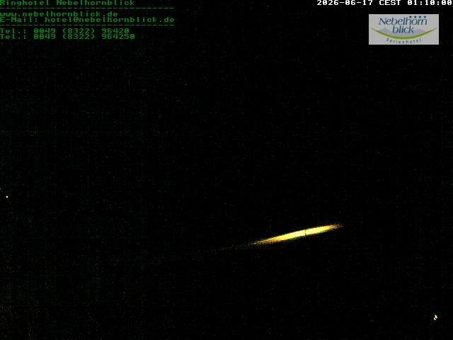 Archiv Foto Webcam Nebelhornblick