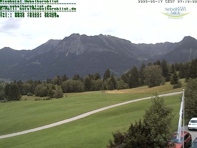 Archiv Foto Webcam Nebelhornblick