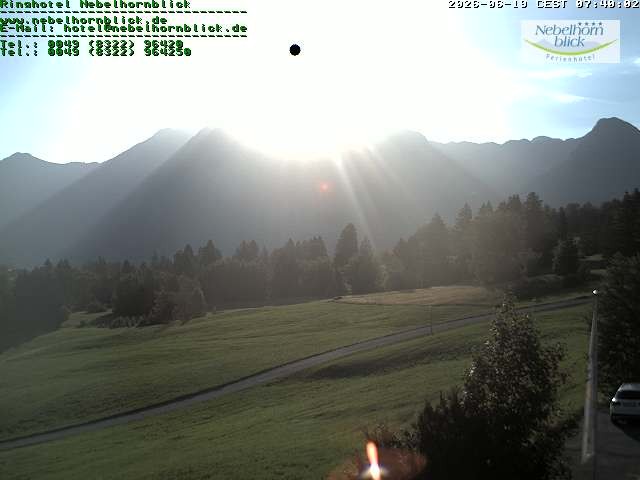 Archiv Foto Webcam Nebelhornblick