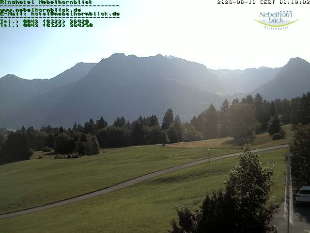 Archiv Foto Webcam Nebelhornblick