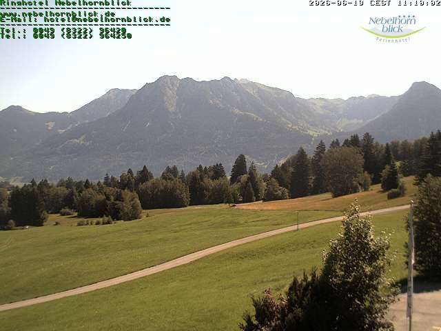 Archiv Foto Webcam Nebelhornblick