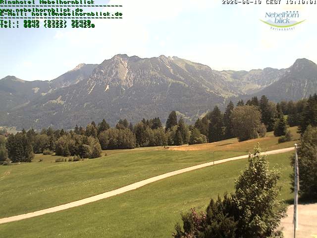 Archiv Foto Webcam Nebelhornblick