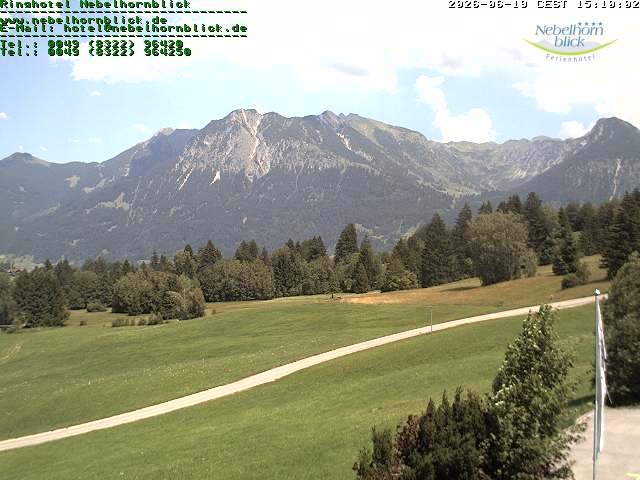 Archiv Foto Webcam Nebelhornblick