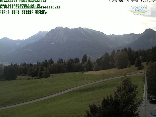 Archiv Foto Webcam Nebelhornblick