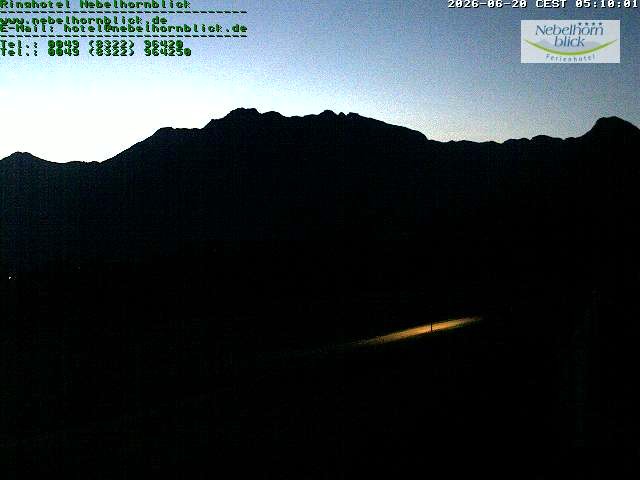 Archiv Foto Webcam Nebelhornblick