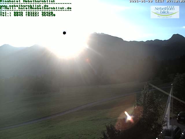 Archiv Foto Webcam Nebelhornblick