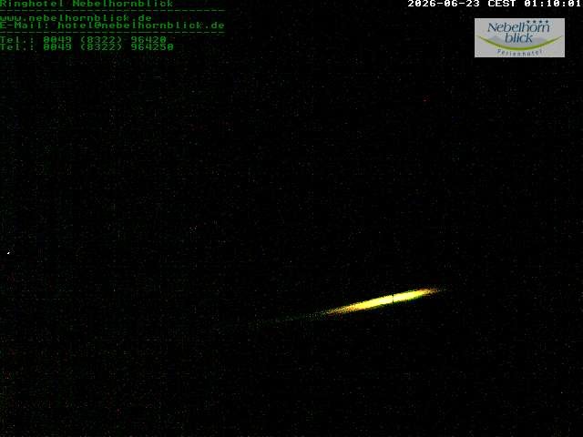 Archived image Webcam Hotel Nebelhornblick