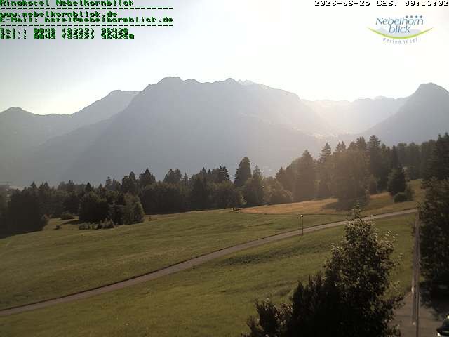 Archiv Foto Webcam Nebelhornblick