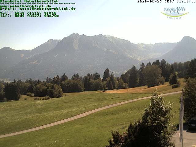 Archiv Foto Webcam Nebelhornblick
