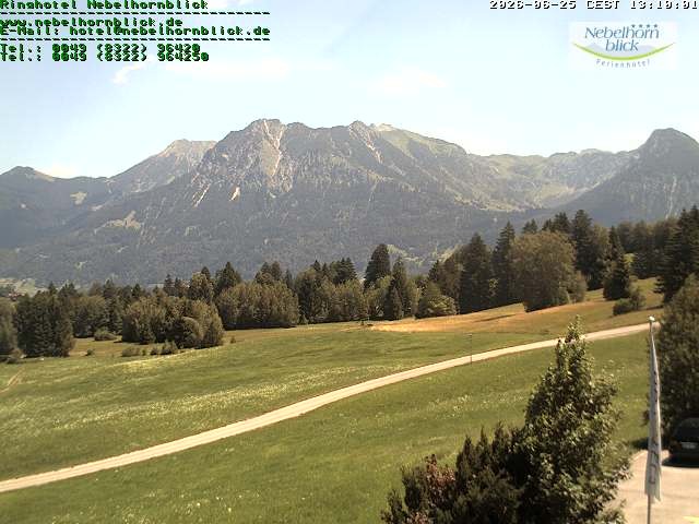 Archiv Foto Webcam Nebelhornblick