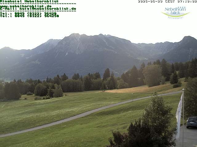 Archiv Foto Webcam Nebelhornblick