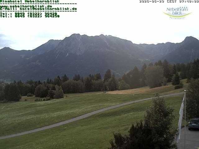Archiv Foto Webcam Nebelhornblick