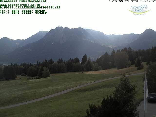 Archiv Foto Webcam Nebelhornblick