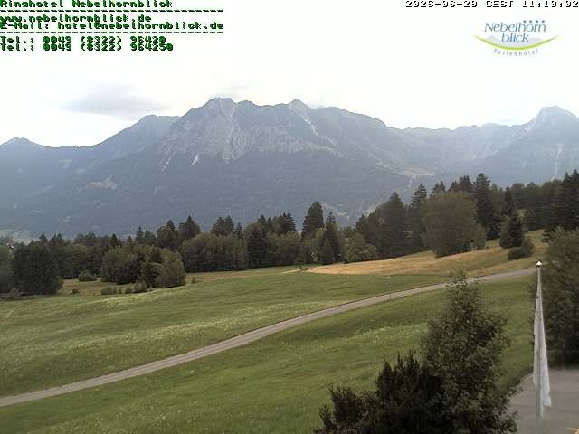 Archiv Foto Webcam Nebelhornblick