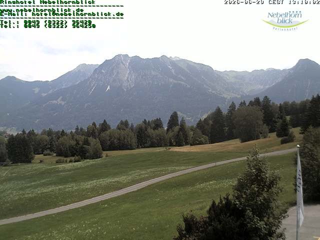 Archiv Foto Webcam Nebelhornblick