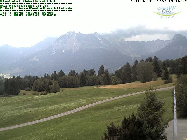 Archiv Foto Webcam Nebelhornblick