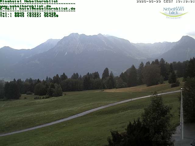 Archiv Foto Webcam Nebelhornblick