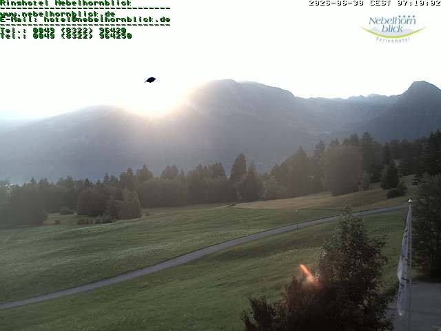 Archiv Foto Webcam Nebelhornblick