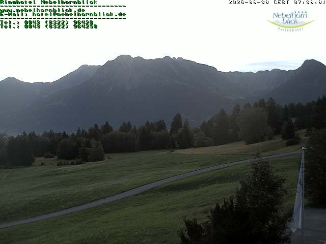 Archiv Foto Webcam Nebelhornblick