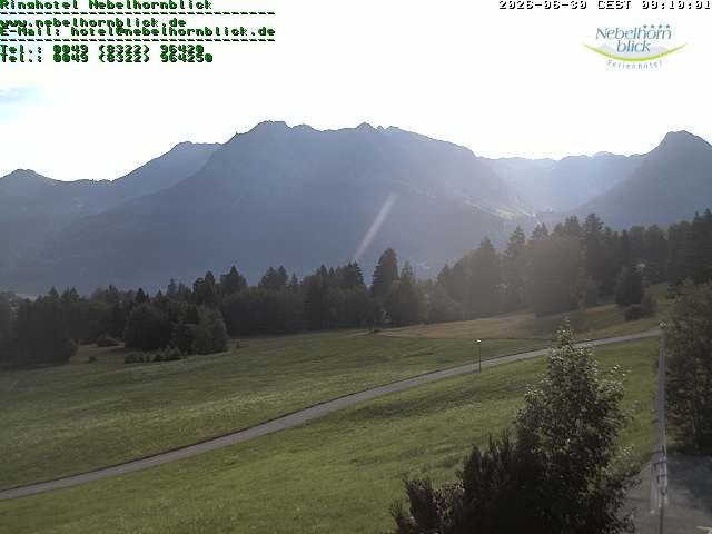 Archiv Foto Webcam Nebelhornblick