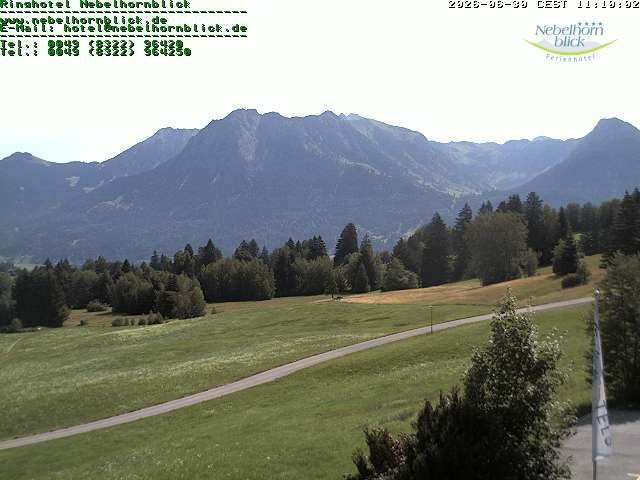 Archiv Foto Webcam Nebelhornblick