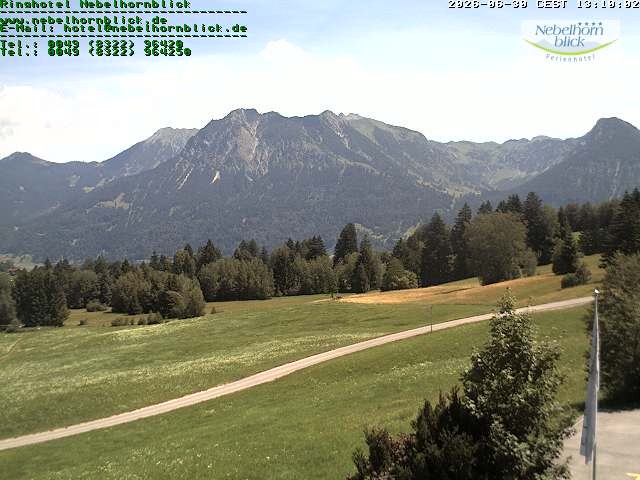 Archiv Foto Webcam Nebelhornblick