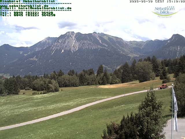 Archiv Foto Webcam Nebelhornblick
