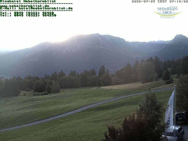 Archiv Foto Webcam Nebelhornblick
