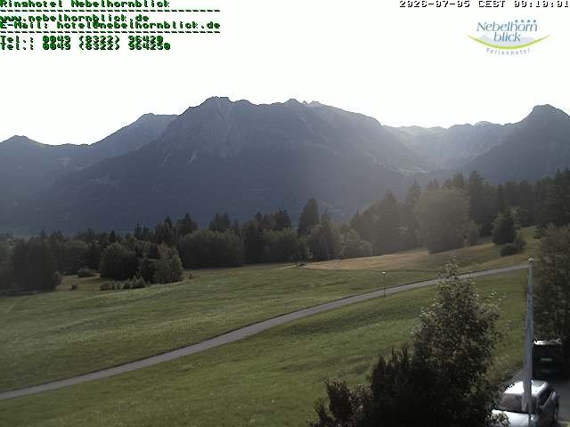 Archiv Foto Webcam Nebelhornblick