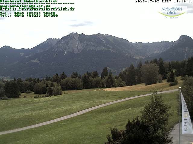 Archiv Foto Webcam Nebelhornblick