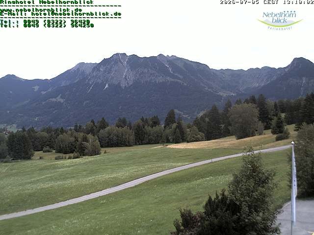 Archiv Foto Webcam Nebelhornblick