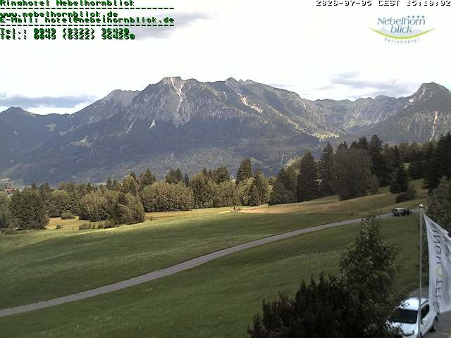 Archiv Foto Webcam Nebelhornblick
