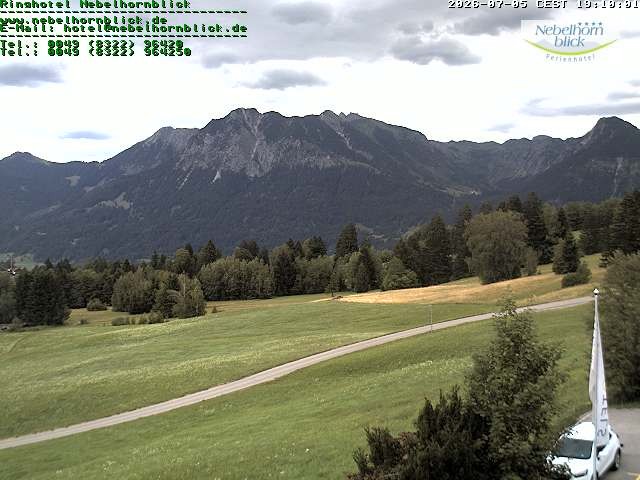 Archiv Foto Webcam Nebelhornblick