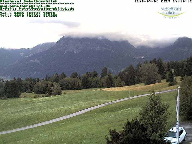Archiv Foto Webcam Nebelhornblick