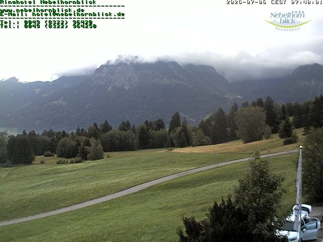 Archiv Foto Webcam Nebelhornblick
