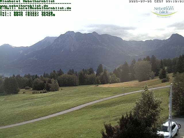 Archiv Foto Webcam Nebelhornblick