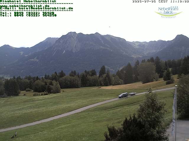 Archiv Foto Webcam Nebelhornblick