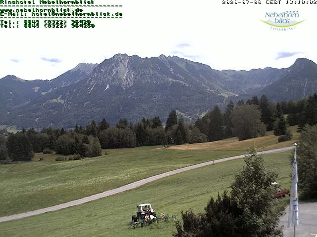 Archiv Foto Webcam Nebelhornblick