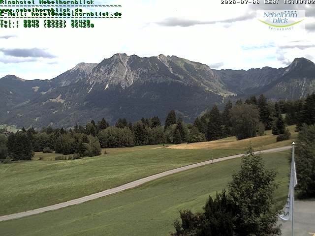 Archiv Foto Webcam Nebelhornblick