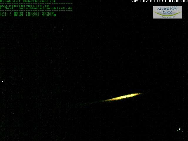 Archiv Foto Webcam Nebelhornblick
